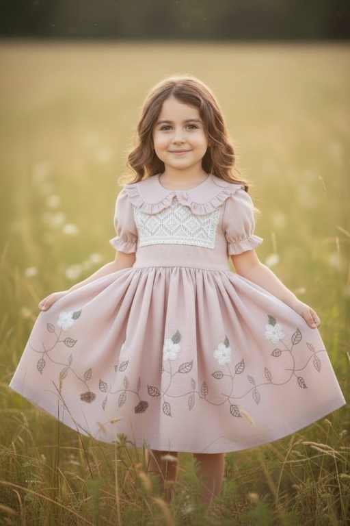 585 NAKIŞLI SÜZİNELİ ELBİSE