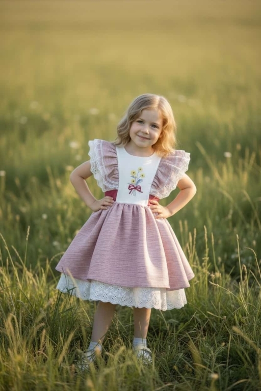 FIRFIRLI ELBİSE 2-5 YAŞ